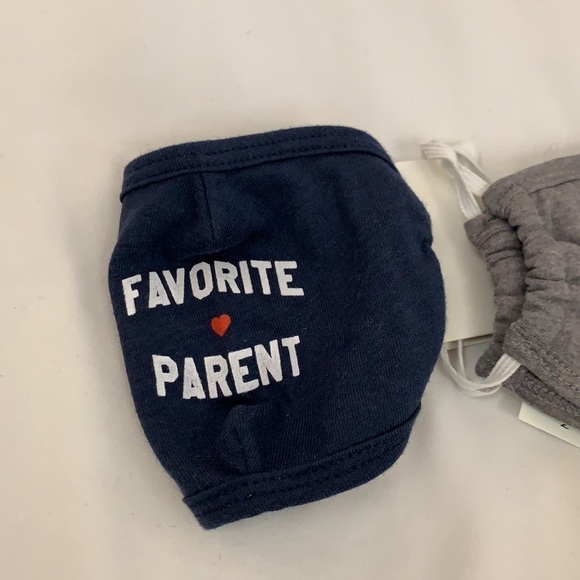 Face Masks For Mom & Dad 3 Piece Set One‎ Size Cloth Black Gray Navy NWT - Picture 3 of 4